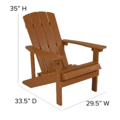 Flash Furniture Set Of 4 Charlestown All-Weather Poly Resin Wood Adirondack Chairs -Flash Furniture Sales Store GUEST b8667026 89dc 47f5 a513 e0e8b7c23da0 1