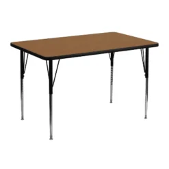 Flash Furniture 30''W X 48''L Rectangular Thermal Laminate Activity Table - Standard Height Adjustable Legs -Flash Furniture Sales Store GUEST b9b12101 4bf7 471e b72e 7b8290a10baa