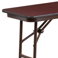 Flash Furniture 5-Foot Mahogany Melamine Laminate Folding Training Table -Flash Furniture Sales Store GUEST bb6aeafd ab9f 44b9 b8dc edff851e7832