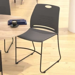 Flash Furniture HERCULES Series Commercial Grade 660 Lb. Capacity Plastic Stack Chair With Powder Coated Sled Base Frame And Integrated Carrying Handle -Flash Furniture Sales Store GUEST bcb2bf2d 5ab7 4d4d 8cad 80cac2dbd86a