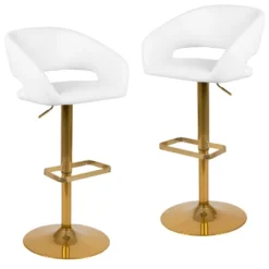 Flash Furniture Contemporary Vinyl Adjustable Height Barstool With Rounded Mid-Back, Set Of 2 25 Flash Furniture Contemporary Vinyl Adjustable Height Barstool With Rounded Mid-Back, Set Of 2 -Flash Furniture Sales Store GUEST bcbe5d9e e2ac 46bc 82aa d5e765232e60