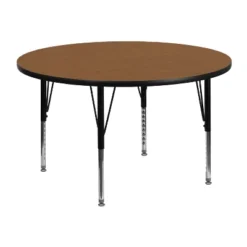 Flash Furniture 48'' Round Thermal Laminate Activity Table - Height Adjustable Short Legs -Flash Furniture Sales Store GUEST bf41c4a7 daa3 468f b877 9766788fa78a