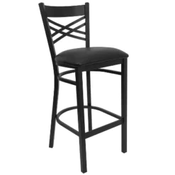 Flash Furniture Black ''X'' Back Metal Restaurant Barstool -Flash Furniture Sales Store GUEST c054d97f 7d67 461d 98a9 26cc750da25b