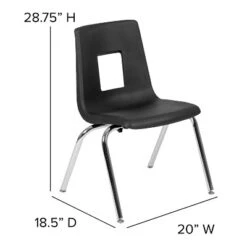Flash Furniture Advantage 4-pack Student Stack School Chair - 16-inch -Flash Furniture Sales Store GUEST c07307a0 a4d5 4461 8022 06efbc9aabca