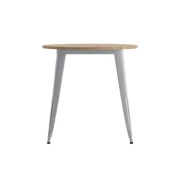 Flash Furniture Declan Commercial Grade Indoor/Outdoor Dining Table, 30" Round All Weather Poly Resin Top With Steel Base -Flash Furniture Sales Store GUEST c1cf6be2 c75e 4e46 9385 e0d5b2d81ac2