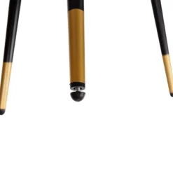 Flash Furniture Kora Commercial Grade Low Back Barstools-LeatherSoft Upholstery-Iron Frame-Integrated Footrest-Gold Tipped Legs-Set Of 2 -Flash Furniture Sales Store GUEST c2bae3d8 ff77 4376 b9cf acd501f6023f