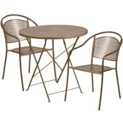 Flash Furniture Oia Commercial Grade 30" Round Indoor-Outdoor Steel Folding Patio Table Set With 2 Round Back Chairs 11 Flash Furniture Oia Commercial Grade 30" Round Indoor-Outdoor Steel Folding Patio Table Set With 2 Round Back Chairs -Flash Furniture Sales Store GUEST c4d81369 3864 40ce 8420 c246841d96f4