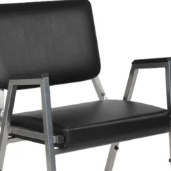 Flash Furniture HERCULES Series 1000 Lb. Rated Black Antimicrobial Vinyl Bariatric Medical Reception Arm Chair With 3/4 Panel Back -Flash Furniture Sales Store GUEST cb268e48 dd83 45ed b613 ba38d002da56