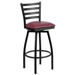 Flash Furniture Black Ladder Back Swivel Metal Barstool -Flash Furniture Sales Store GUEST cbdb8f26 4a17 4721 985e e85cc822f75c