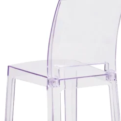 Flash Furniture Ghost Counter Stool With Square Back In Transparent Crystal -Flash Furniture Sales Store GUEST cbe81d73 4629 4ae6 9879 401f35a34515