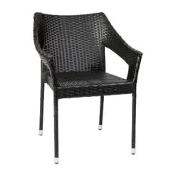 Flash Furniture Ethan Set Of 2 Commercial Grade Stacking Patio Chairs, All Weather PE Rattan Wicker Patio Dining Chairs -Flash Furniture Sales Store GUEST cbe8cec9 ec63 4926 b54f d7751ecba7b4 1