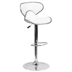 Flash Furniture Contemporary Cozy Mid-Back Vinyl Adjustable Height Barstool With Chrome Base 31 Flash Furniture Contemporary Cozy Mid-Back Vinyl Adjustable Height Barstool With Chrome Base -Flash Furniture Sales Store GUEST d2acb62c 51fd 436b a322 f44cee7c7fb0
