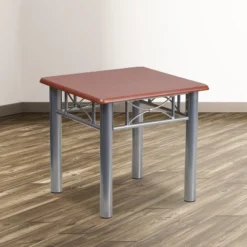 Flash Furniture Laminate End Table With Steel Frame