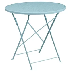 Flash Furniture Oia Commercial Grade 30" Round Indoor-Outdoor Steel Folding Patio Table -Flash Furniture Sales Store GUEST d428c27e 58dd 4f12 ad42 7238938452cb