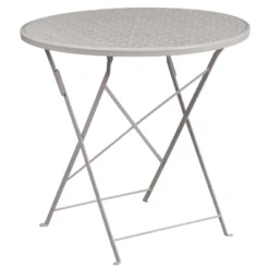 Flash Furniture Oia Commercial Grade 30" Round Indoor-Outdoor Steel Folding Patio Table -Flash Furniture Sales Store GUEST d49a642b 30ae 43c7 8467 aefb296bc953