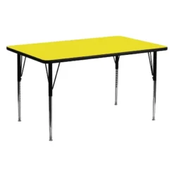 Flash Furniture 24''W X 60''L Rectangular HP Laminate Activity Table - Standard Height Adjustable Legs -Flash Furniture Sales Store GUEST d5bc2ab9 0eea 485e 8138 b510a8953285