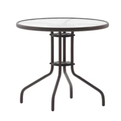 Flash Furniture Bellamy 31.5'' Round Tempered Glass Metal Table 19 Flash Furniture Bellamy 31.5'' Round Tempered Glass Metal Table -Flash Furniture Sales Store GUEST d5ce2ad8 f6d7 4268 8d19 d57343569391