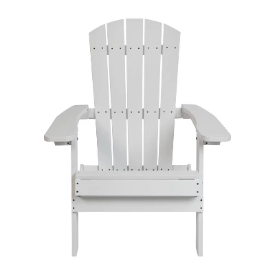 Flash Furniture Charlestown All-Weather Poly Resin Indoor/Outdoor Folding Adirondack Chair 10 Flash Furniture Charlestown All-Weather Poly Resin Indoor/Outdoor Folding Adirondack Chair - Image 10