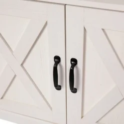 Flash Furniture Wyatt 60" Modern Farmhouse Tall TV Console Cabinet With Storage Cabinets And Shelves For TV's Up To 60" -Flash Furniture Sales Store GUEST d8425f0a e172 42af 8066 c94a77266182