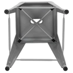 Flash Furniture 24" High Metal Counter-Height, Indoor Bar Stool - Stackable Set Of 4 -Flash Furniture Sales Store GUEST d92c59f8 b726 4ae4 8e1c 650d4c5534ef