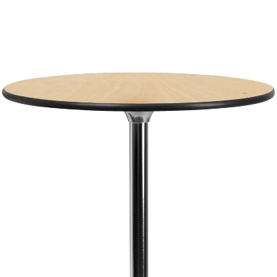 Flash Furniture 30'' Round Wood Cocktail Table With 30'' And 42'' Columns 6 Flash Furniture 30'' Round Wood Cocktail Table With 30'' And 42'' Columns - Image 6