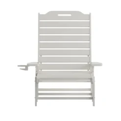 Flash Furniture Monterey Adjustable Adirondack Lounger With Cup Holder- All-Weather Indoor/Outdoor HDPE Lounge Chair -Flash Furniture Sales Store GUEST db99577f b305 4c52 aaed 669d4fdcc36a