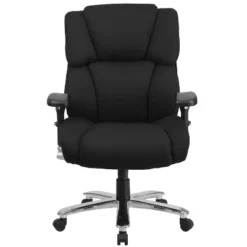 Flash Furniture HERCULES Series 24/7 Intensive Use Big & Tall 400 Lb. Rated Executive Swivel Ergonomic Office Chair With Lumbar Knob And Tufted Headrest & Back -Flash Furniture Sales Store GUEST dbe94bb5 66ec 47ae 91b8 cd925e75faa8
