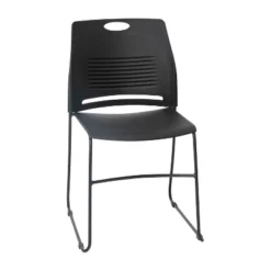 Flash Furniture HERCULES Series Commercial Grade 660 Lb. Capacity Plastic Stack Chair With Powder Coated Sled Base Frame And Integrated Carrying Handle -Flash Furniture Sales Store GUEST dc9c597c 5dd0 4f43 b24f 3683b324a664
