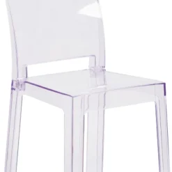 Flash Furniture Ghost Counter Stool With Square Back In Transparent Crystal -Flash Furniture Sales Store GUEST dd1ecfea 10e5 4807 950b d9e0b15ad595