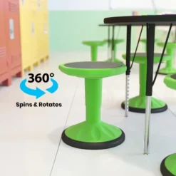 Flash Furniture Carter Adjustable Height Kids Flexible Active Stool For Classroom And Home With Non-Skid Bottom, 14" - 18" Seat Height -Flash Furniture Sales Store GUEST dde0bee1 1209 4256 94db ab92d136f0d2