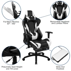 Flash Furniture Gaming Desk And Footrest Reclining Gaming Chair Set With Cup Holder, Headphone Hook, And Monitor/Smartphone Stand -Flash Furniture Sales Store GUEST dedabf6f eb6c 45e4 89f6 b536f0e87407