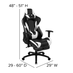 Flash Furniture Gaming Desk And Footrest Reclining Gaming Chair Set With Cup Holder, Headphone Hook, And Monitor/Smartphone Stand -Flash Furniture Sales Store GUEST df2ba01c 174d 4044 ad88 1b64e03e72bc