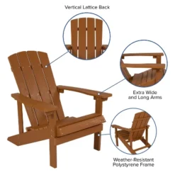Flash Furniture 2 Pack Charlestown All-Weather Poly Resin Wood Adirondack Chairs With Side Table 17 Flash Furniture 2 Pack Charlestown All-Weather Poly Resin Wood Adirondack Chairs With Side Table -Flash Furniture Sales Store GUEST df9c4455 0330 4a91 81f1 273e2693802a 2