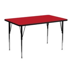 Flash Furniture 24''W X 48''L Rectangular HP Laminate Activity Table - Standard Height Adjustable Legs -Flash Furniture Sales Store GUEST e069c084 c55e 4cea 8288 a3f011f14ef8