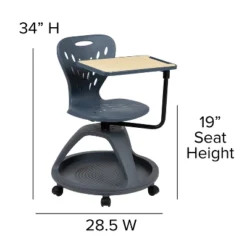 Flash Furniture Dark Gray Mobile Desk Chair With 360 Degree Tablet Rotation And Under Seat Storage Cubby 14 Flash Furniture Dark Gray Mobile Desk Chair With 360 Degree Tablet Rotation And Under Seat Storage Cubby -Flash Furniture Sales Store GUEST e5489c53 2514 49d8 906d 6c00b3449d20