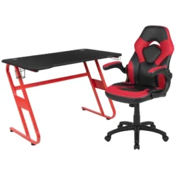 Flash Furniture Gaming Desk And Racing Chair Set With Cup Holder And Headphone Hook -Flash Furniture Sales Store GUEST e56516e6 1abe 4adb 940a 79913d16eb4b