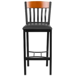 Flash Furniture Vertical Back Metal And Wood Restaurant Barstool With Vinyl Seat -Flash Furniture Sales Store GUEST e7171422 dc0c 400c 9bd1 75b88c42bb62