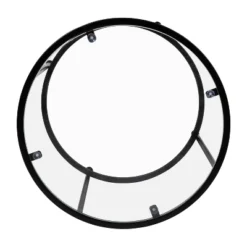 Flash Furniture Astoria Collection Round End Table - Modern Clear Glass Accent Table With Matte Black Frame -Flash Furniture Sales Store GUEST e7759730 7b7f 4378 82f7 f5f393086242