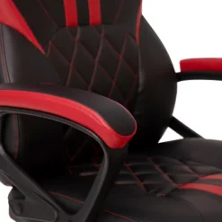 Flash Furniture Ergonomic Office Computer Chair - Adjustable Black And Red Designer Gaming Chair - 360° Swivel - Red Dual Wheel Casters -Flash Furniture Sales Store GUEST eaeb2cb0 3674 495d b429 aa10cab95ae6