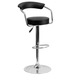 Flash Furniture Contemporary Vinyl Adjustable Height Barstool With Arms And Chrome Base -Flash Furniture Sales Store GUEST eb7d236a cde6 4ae5 b189 b562ee378ffb