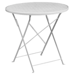 Flash Furniture Oia Commercial Grade 30" Round Indoor-Outdoor Steel Folding Patio Table -Flash Furniture Sales Store GUEST ebd20a83 34e8 4948 bcc9 2f7d98742dd4