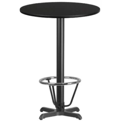 Flash Furniture 30'' Round Laminate Table Top With 22'' X 22'' Bar Height Table Base And Foot Ring -Flash Furniture Sales Store GUEST ebe79bdb 7e44 48aa 90a8 8af10a6684cb