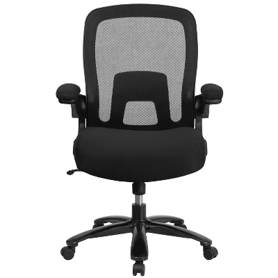 Flash Furniture HERCULES Series Big & Tall 500 Lb. Rated Mesh Executive Swivel Ergonomic Office Chair With Adjustable Lumbar 8 Flash Furniture HERCULES Series Big & Tall 500 Lb. Rated Mesh Executive Swivel Ergonomic Office Chair With Adjustable Lumbar - Image 8