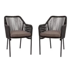 Flash Furniture Kallie Set Of 2 Aluminum Framed Stackable All-Weather Woven Club Chairs With Rounded Arms & Zippered Seat Cushions -Flash Furniture Sales Store GUEST ec957a72 126f 4a89 98c0 0c601ea1055f