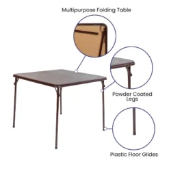 Flash Furniture Folding Card Table - Lightweight Portable Folding Table With Collapsible Legs -Flash Furniture Sales Store GUEST ee2f716e cdf8 4112 bdba 0b81f2699419