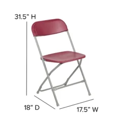 Flash Furniture Hercules™ Series Plastic Folding Chair - 2 Pack 650LB Weight Capacity -Flash Furniture Sales Store GUEST ef24d9ec 4ca9 4291 b8b9 4224eb8bf983