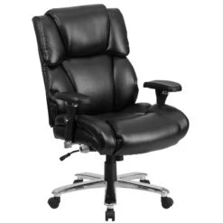 Flash Furniture HERCULES Series 24/7 Intensive Use Big & Tall 400 Lb. Rated Executive Swivel Ergonomic Office Chair With Lumbar Knob And Tufted Headrest & Back -Flash Furniture Sales Store GUEST ef3cace4 070e 4367 a1ac f42de74fe064