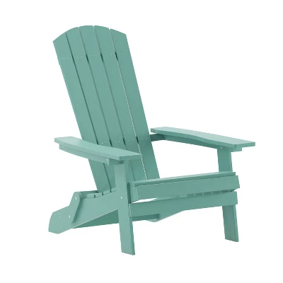 Flash Furniture Charlestown All-Weather Poly Resin Indoor/Outdoor Folding Adirondack Chair 16 Flash Furniture Charlestown All-Weather Poly Resin Indoor/Outdoor Folding Adirondack Chair - Image 16