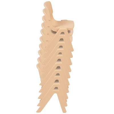 Flash Furniture 10 Pack Plastic Stackable School Chair With 12" Seat Height 12 Flash Furniture 10 Pack Plastic Stackable School Chair With 12" Seat Height - Image 12