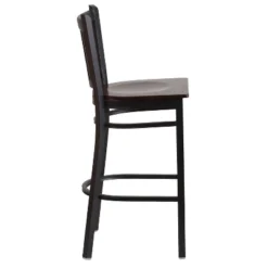 Flash Furniture Black Vertical Back Metal Restaurant Barstool -Flash Furniture Sales Store GUEST f2133239 6412 4e83 bb08 7446ee63447c